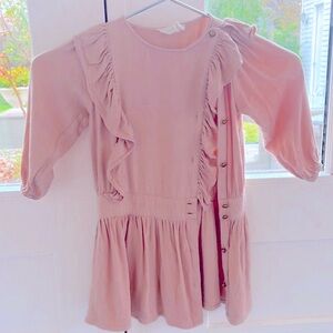Louis Louise Pink Ruffle Dress